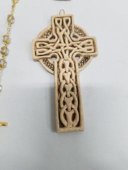 Religious Accessories: 3 Necklaces, 2 wall Hangings, 4 Bookmarks