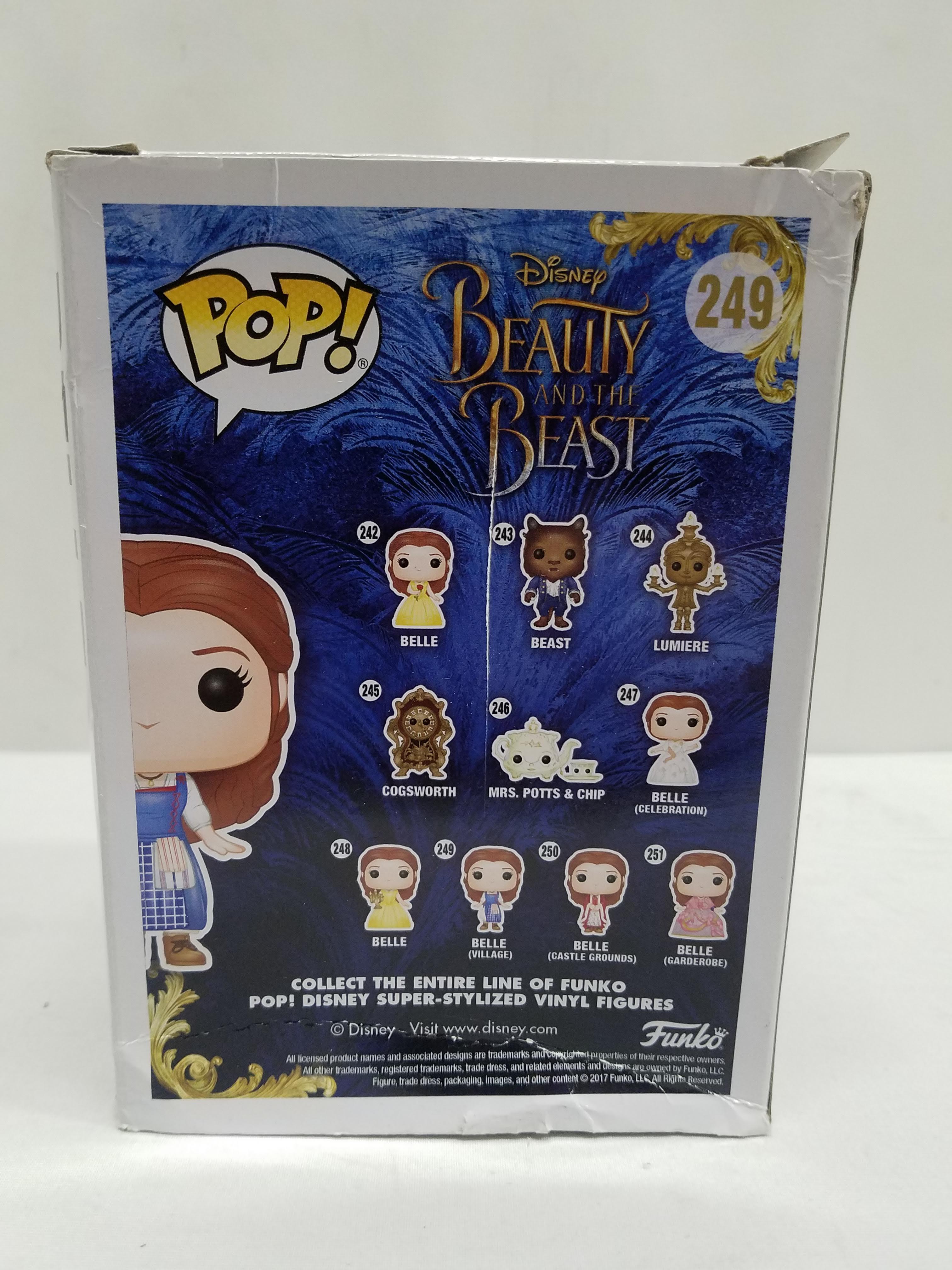 Funko Pop! Disney Beauty & the Beast #249 Belle (Village) Vinyl Figure - New