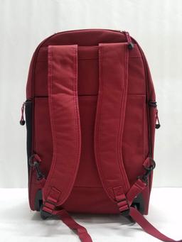 Coleman 22" Rolling Backpack, Maroon - New