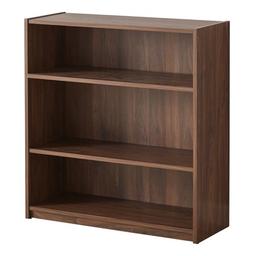 3 Shelf Bookcase - Canyon Walnut - New