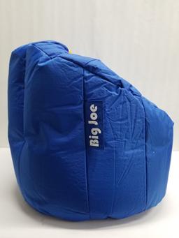 Big Joe Milano Beanbag Chair - Blue, 32"L x 28"W x 25"H - New