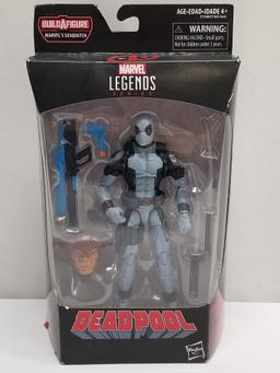 Marvel Legends "Deadpool" Action Figure - Stickers on Back, New