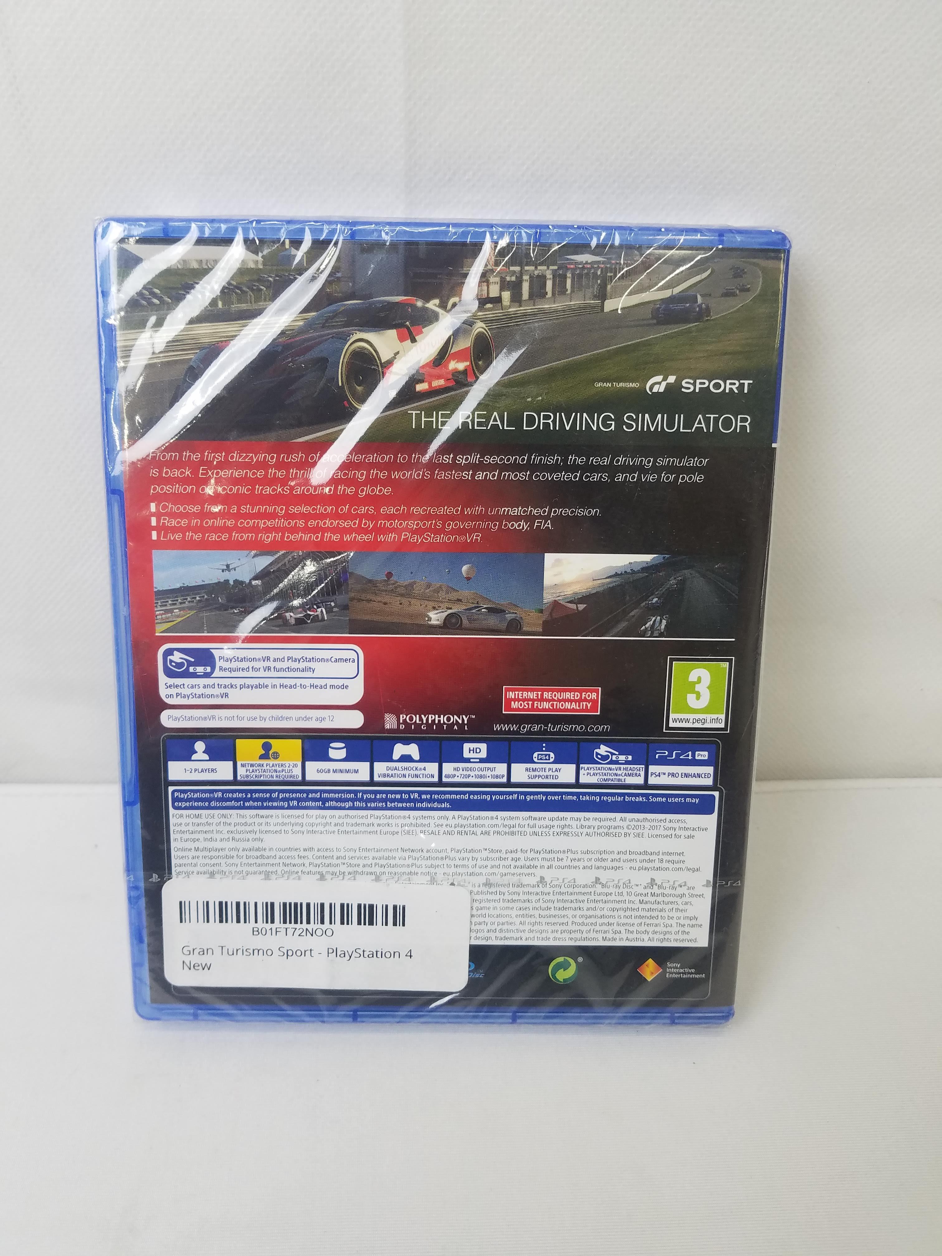 PS4 Gran Turismo Driving Simulator Game - New