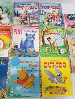 14 Vintage Little Golden Books: How To Tell Time -to- The New Pony