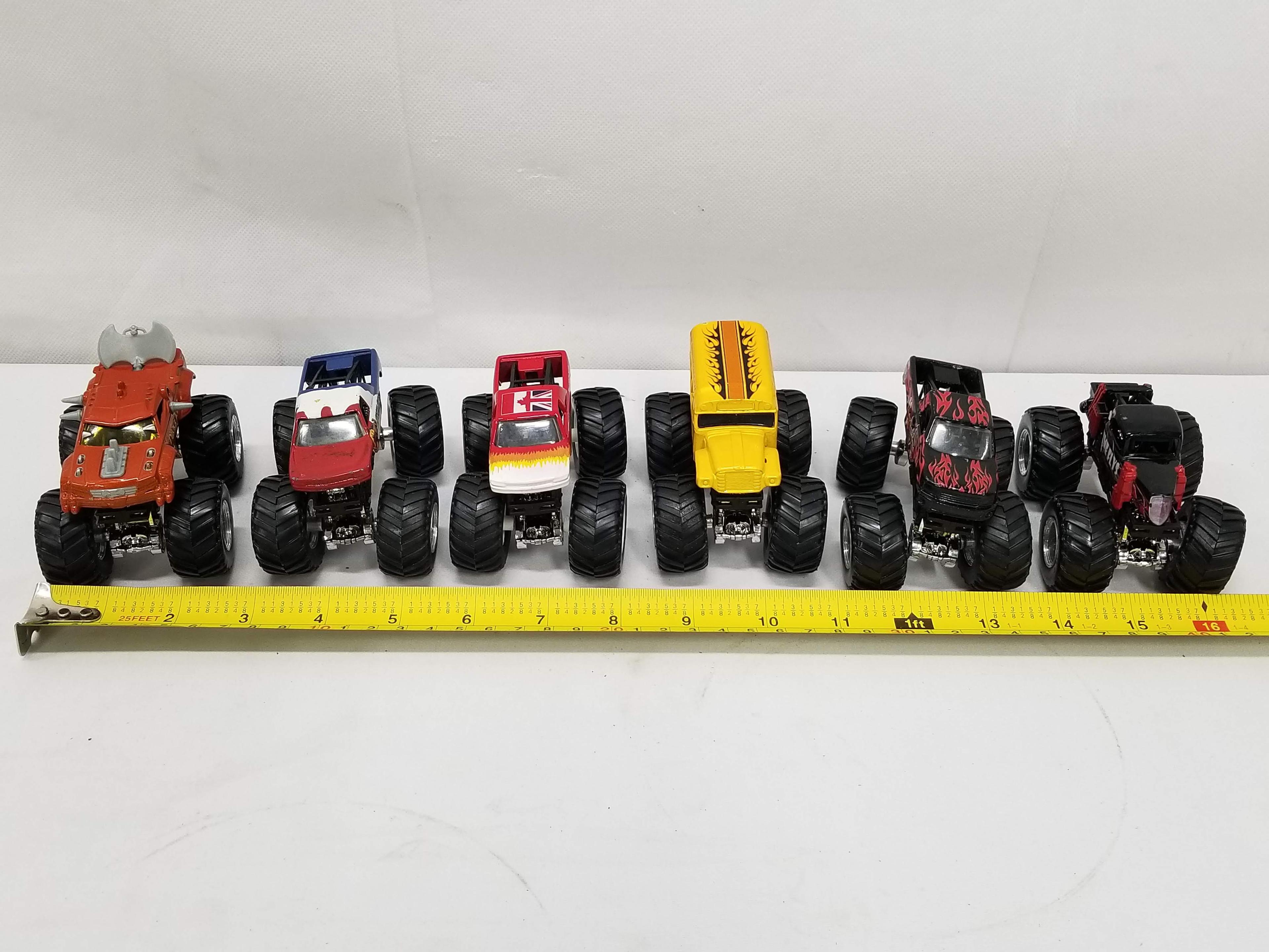 6 Smaller Monster Truck Toys: Driving Skool, Time Flys, etc.