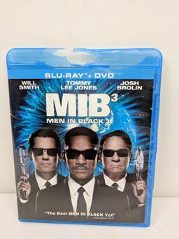 MIB Men in Black Blu-Ray + DVD, Rated PG-13, Case Broken, Disc New