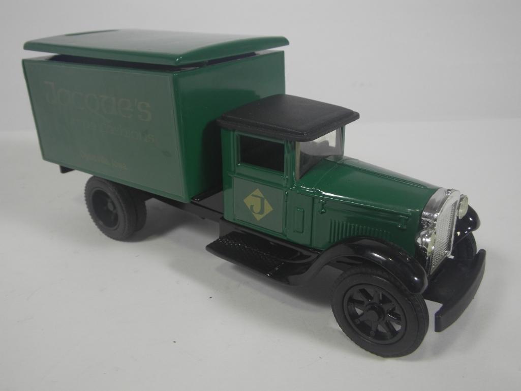 Joseph L Ertl Freight Truck Coin Bank w/Key & Box