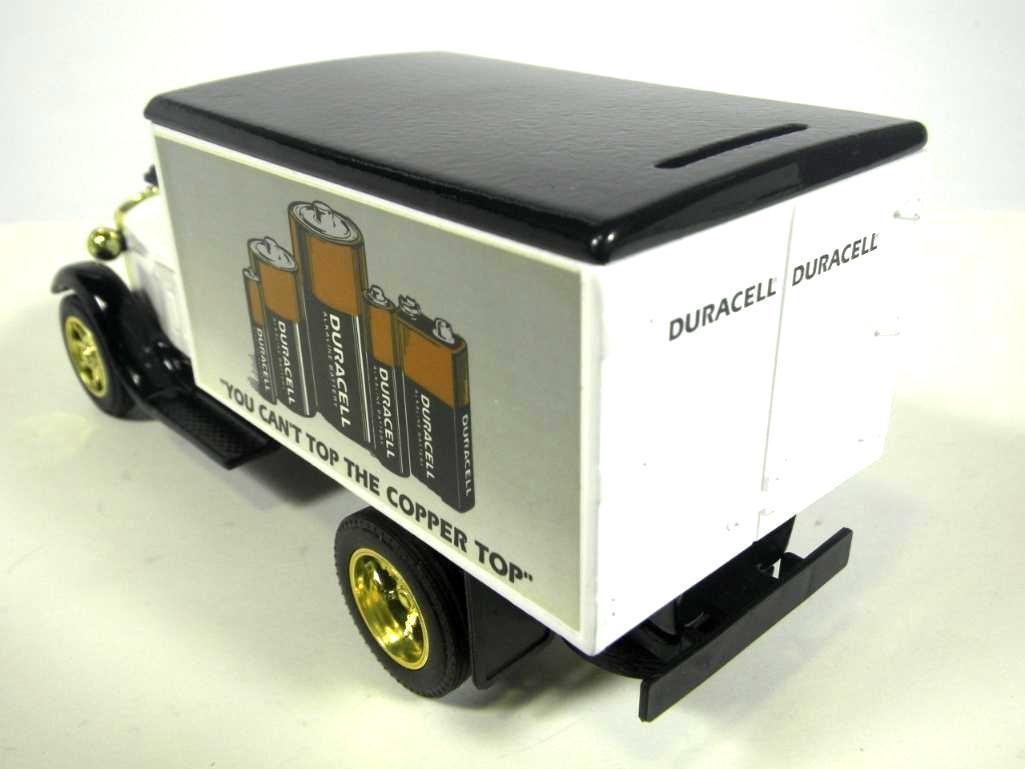 Joseph L Ertl "American Classic" Duracell Freight Truck Coin Bank w/Key & Box