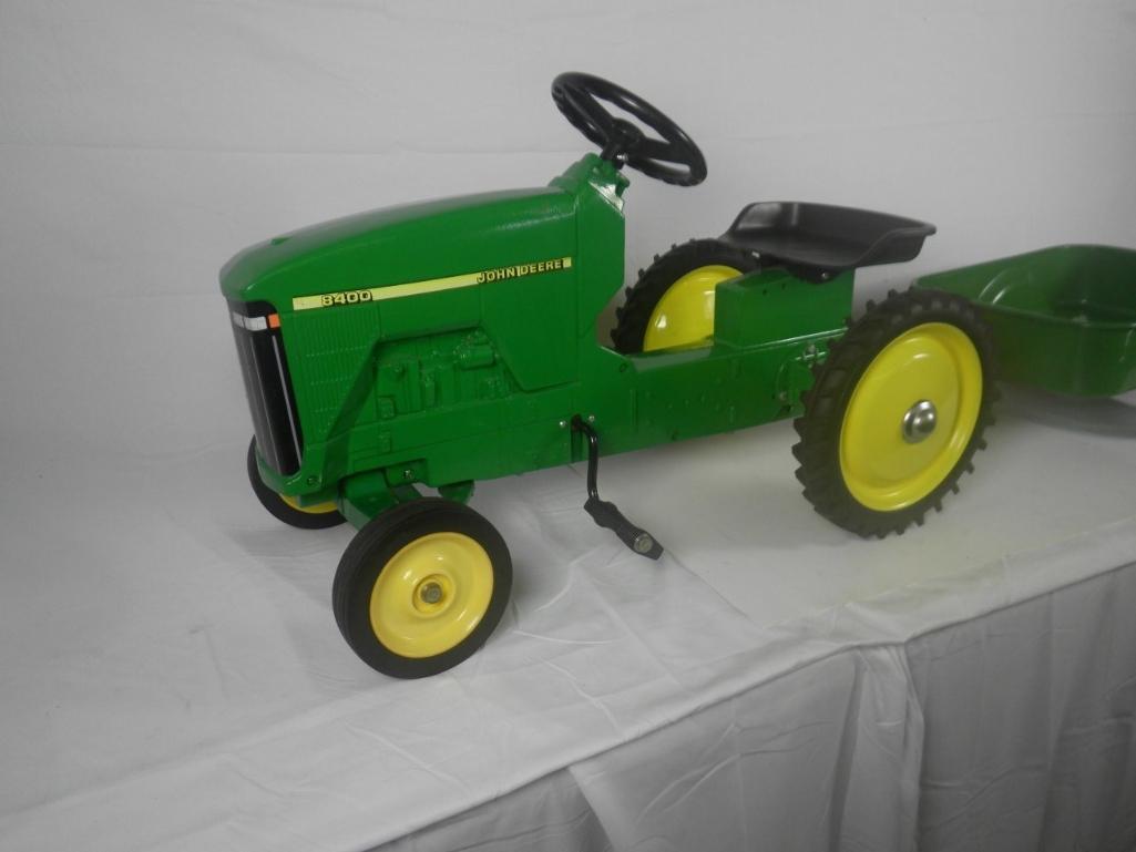 Ertl John Deere 8400 Peddle Tractor & Wagon