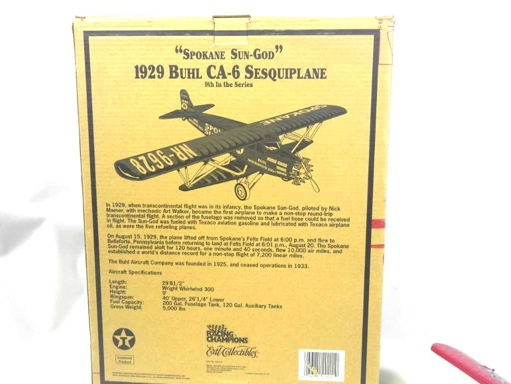 Ertl Collectibles 1929 Buhl CA-6 Sesquiplane Coin Bank w/Box