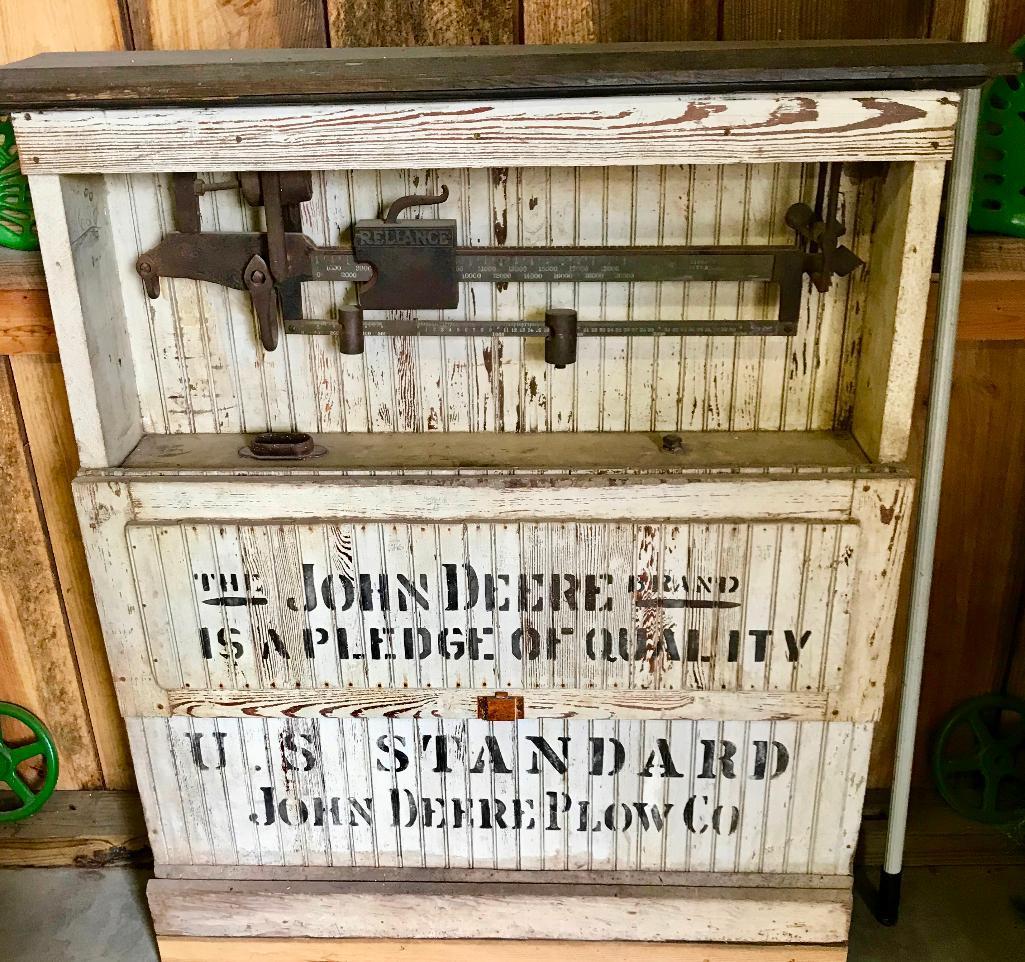 U.S. Standard Scale w/John Deere Wooden Display