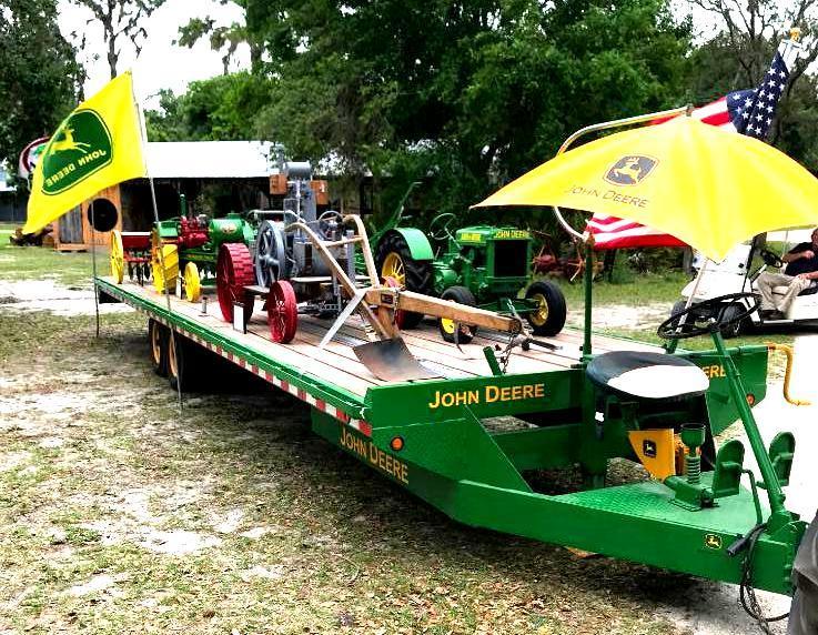 Dual Tandem Equipment Trailer "John Deere Theme"