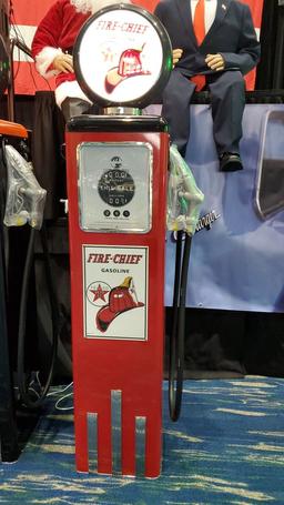 1951 Fire Chief Gas Pump Reproduction