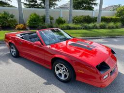 1988 Chevrolet Camaro Iroc Z Convertible