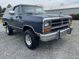 1988 Dodge Ramcharger 4x4 Sport Utility