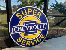 Chevrolet Super Service Single Sided Sign