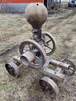 Great Western 3hp Ball Hopper Engine with Cart