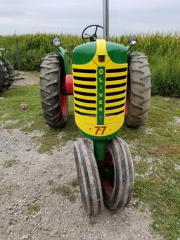 1954 OLIVER "77" ROW CROP GAS TRACTOR