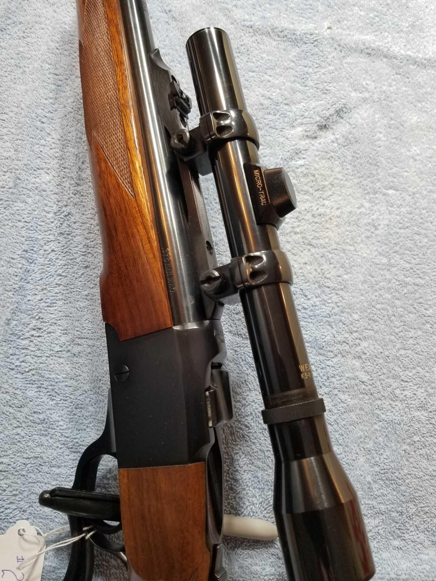 RUGER #1 375 H&H MAG RIFLE WITH SCOPE