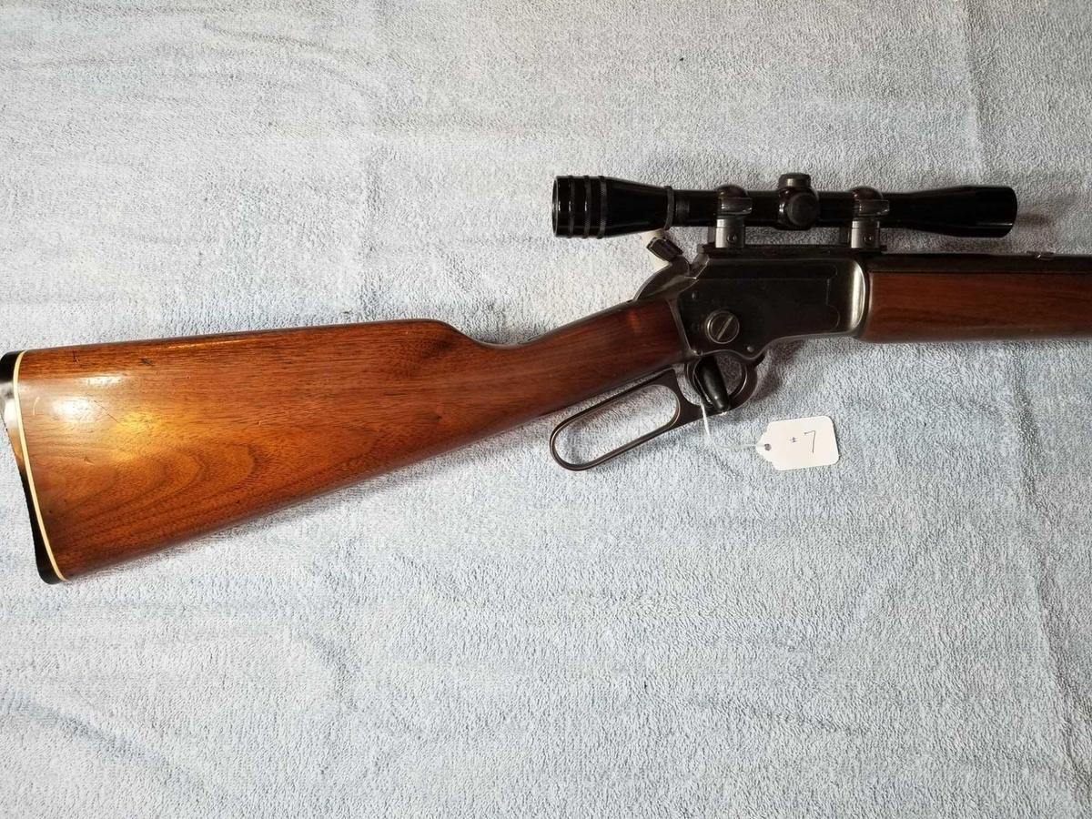 MARLIN 39A .22 LEVER ACTION RIFLE WITH SCOPE