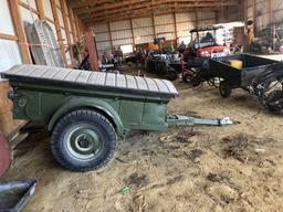 WW ll Era Jeep Utility Trailer