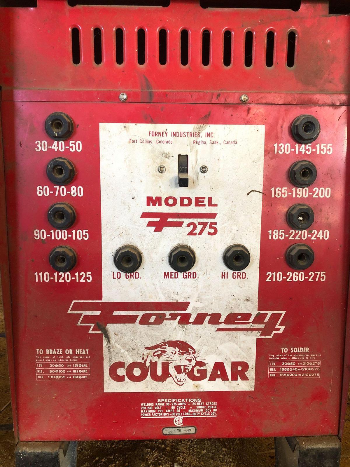 Forney Cougar Model 275 Welder