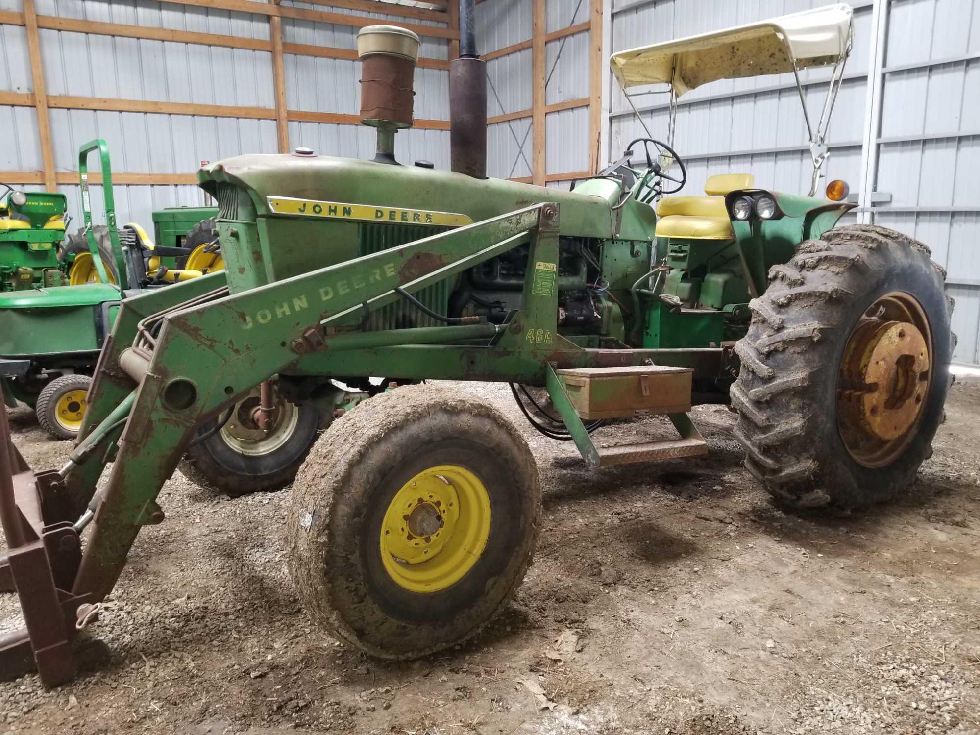 JOHN DEERE MODEL 4020 WITH 46A LOADER