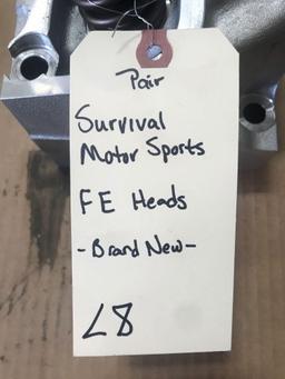 Pair of Heads-Survival Motorsports FEolny...FE heads