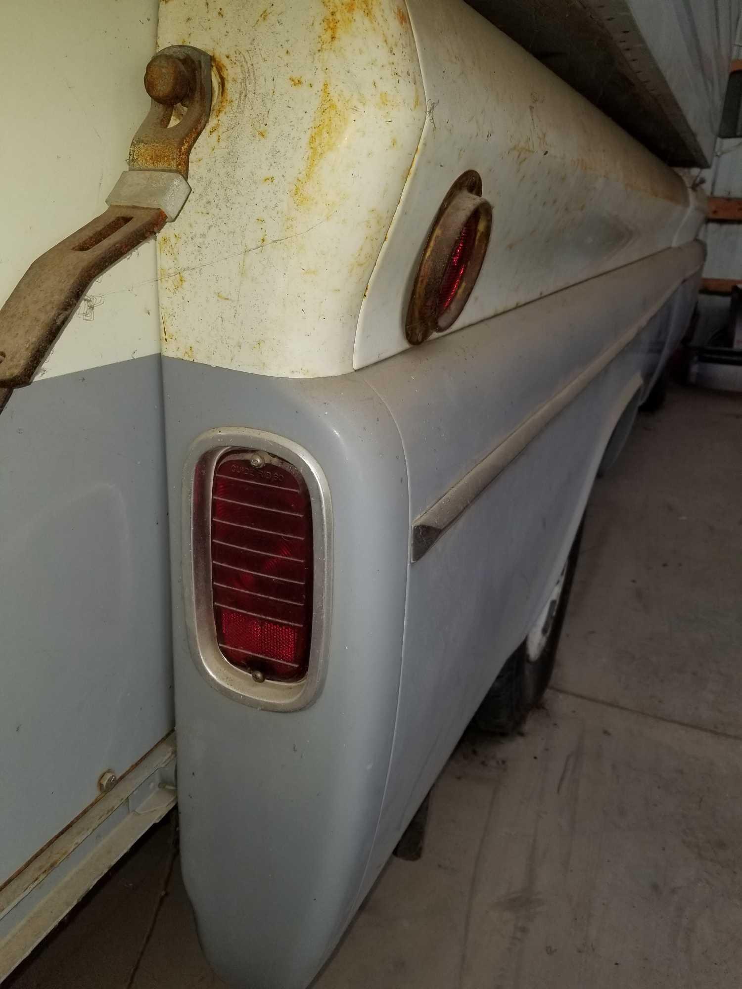 1960 GMC K1500 PICK UP WITH SLIDE-IN CAMPER