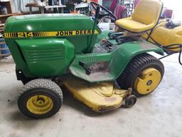 JOHN DEERE 214 GARDEN TRACTOR