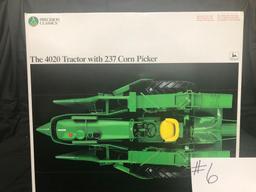 THE 4020 TRACTOR WITH 237 CORN PICKER PRECISION CLASSICS 1/16 SCALE NO. 5083 NIB