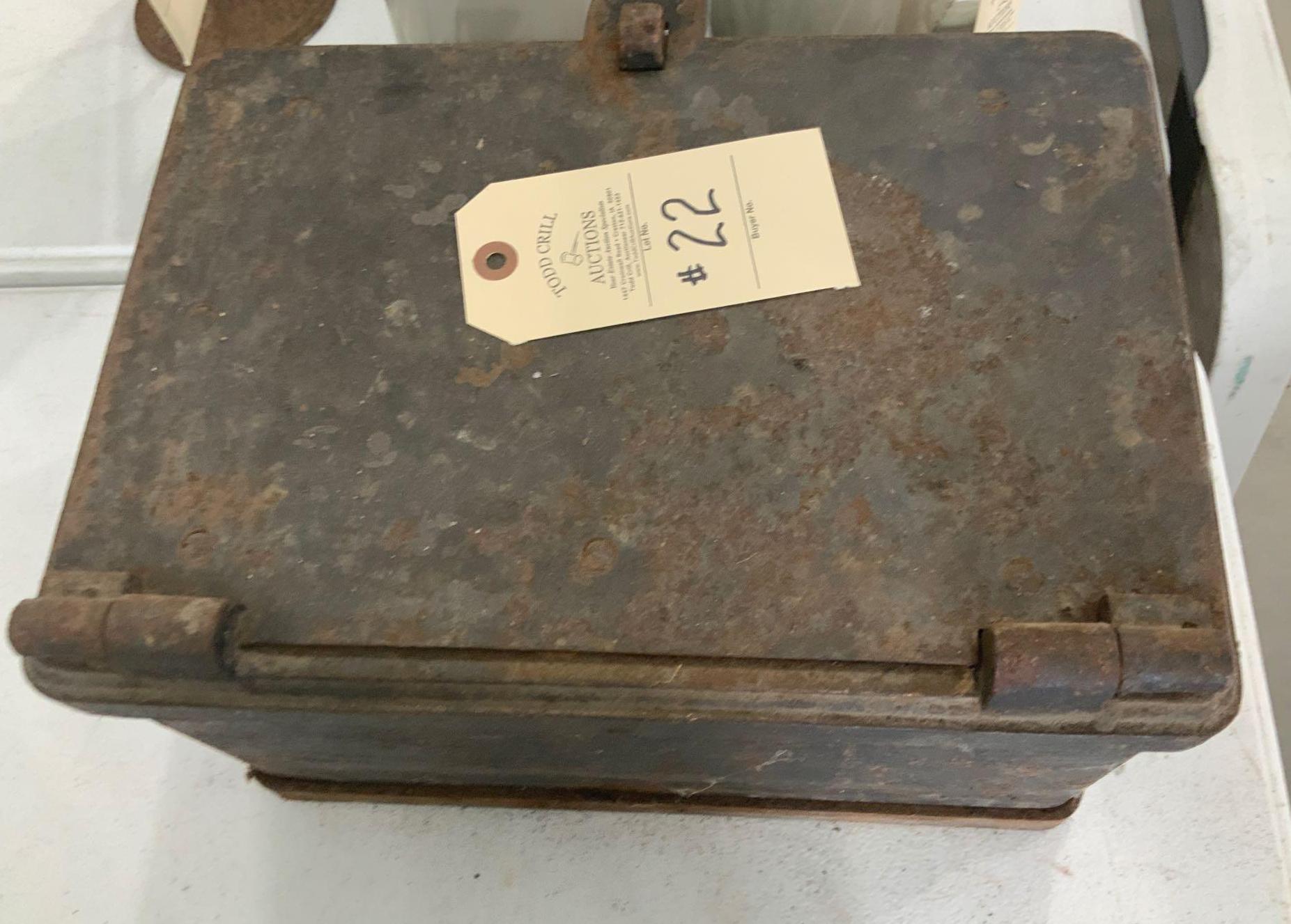 CAST IRON STRONG BOX