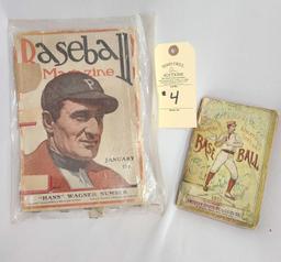 1911 SPALDINGS BASEBALL GUIDE AND 1915 BASEBALL MAGAZINE