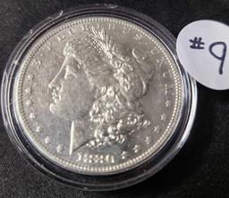 1880-O MORGAN SILVER DOLLAR