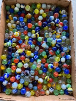 Flat of marbles