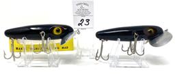 Two Musky Jitterbug Lures