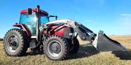 Case IH MX135 MFWD Tractor w/ Westendorf 550 Freedom Mount Loader