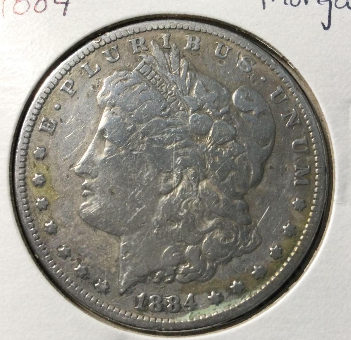 1884 Morgan Silver Dollar