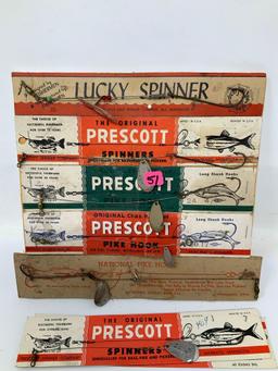 PRESCOTT SPINNERS WITH BOXES