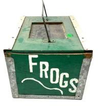 VINTAGE FROG BAIT BOX