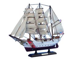 Wooden United States Coast Guard USCG Eagle Model Ship 15''