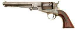 Civil War ?Wolf Hammer? Engraved Manhattan, NY Black Powder Revolver.