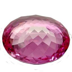 70.75ct. Pink Topaz Oval