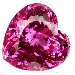 30.2ct. Pink Topaz Heart