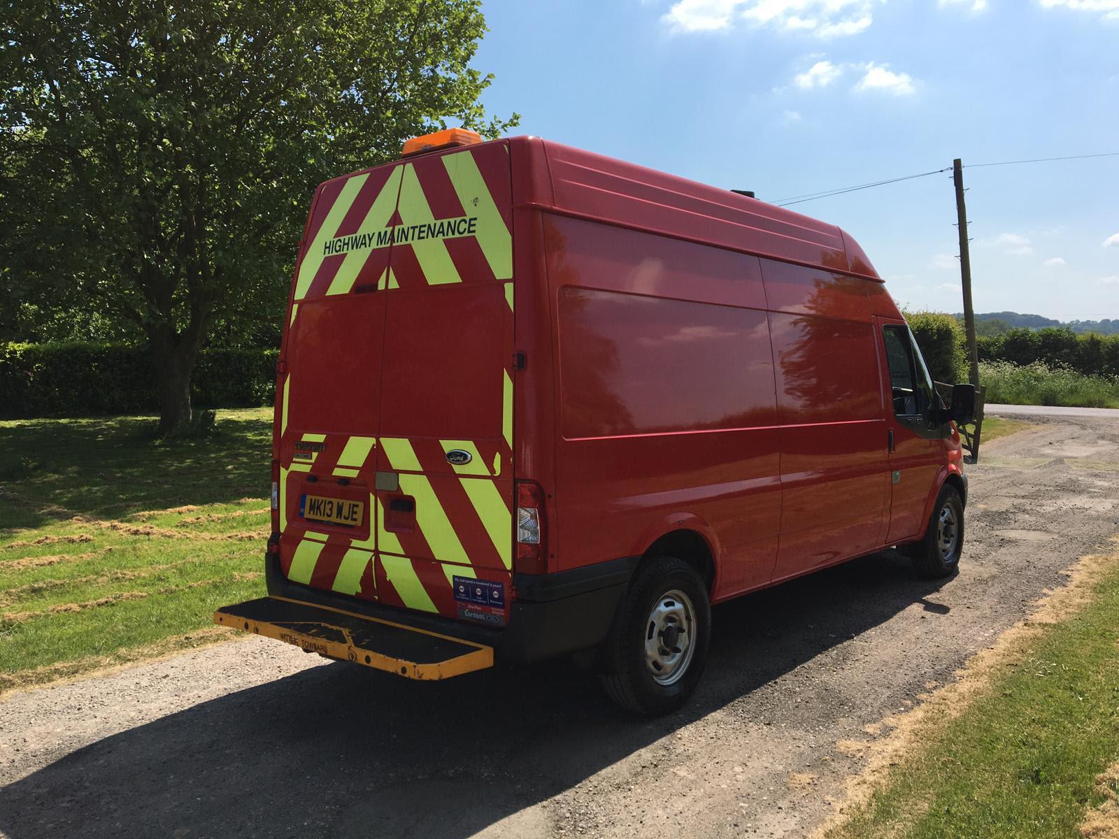 Red Ford Transit 125 T350 RWD (NO VAT) 2013