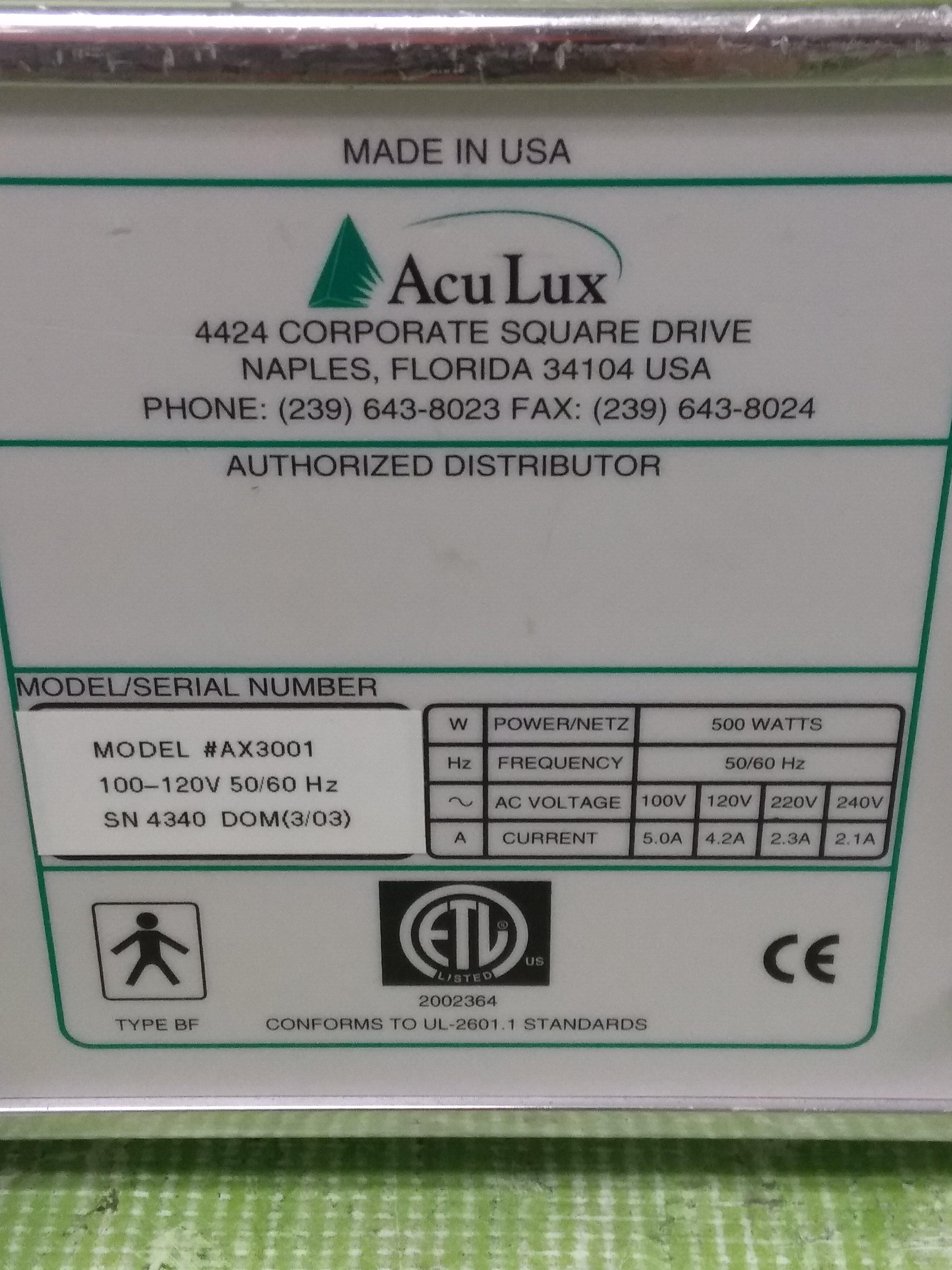 Acu Lux 300Xe - 24739
