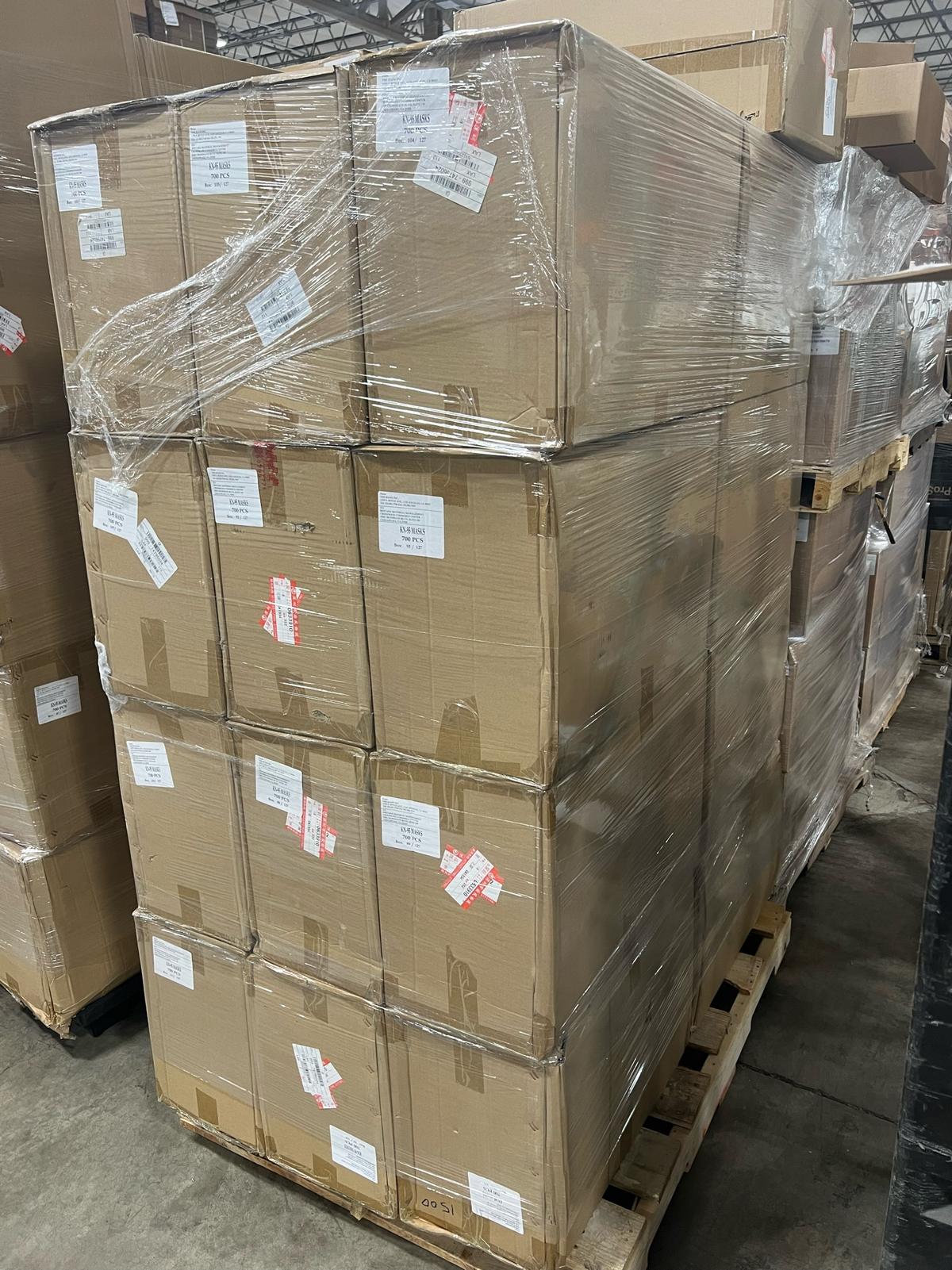 Pallet of Mezorison KN95 Face Masks