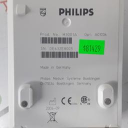 Philips M3001A-A01C06 Fast SpO2, NIBP, ECG, Temp, IBP MMS Module - 375663