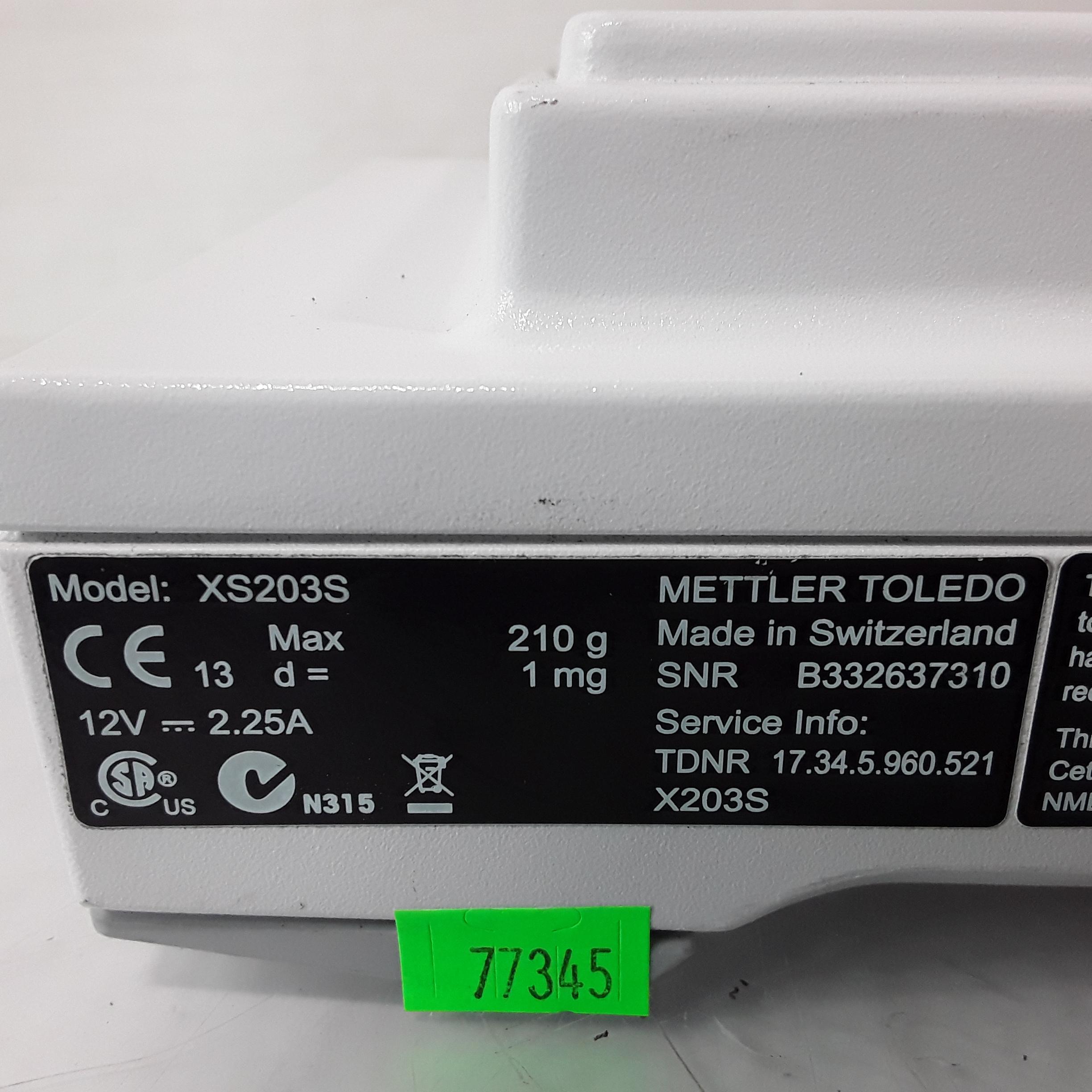 Mettler-Toledo, Inc. XS203S Precision Balance Scale - 349443