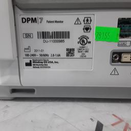 Mindray DPM7 Patient Monitor - 355922